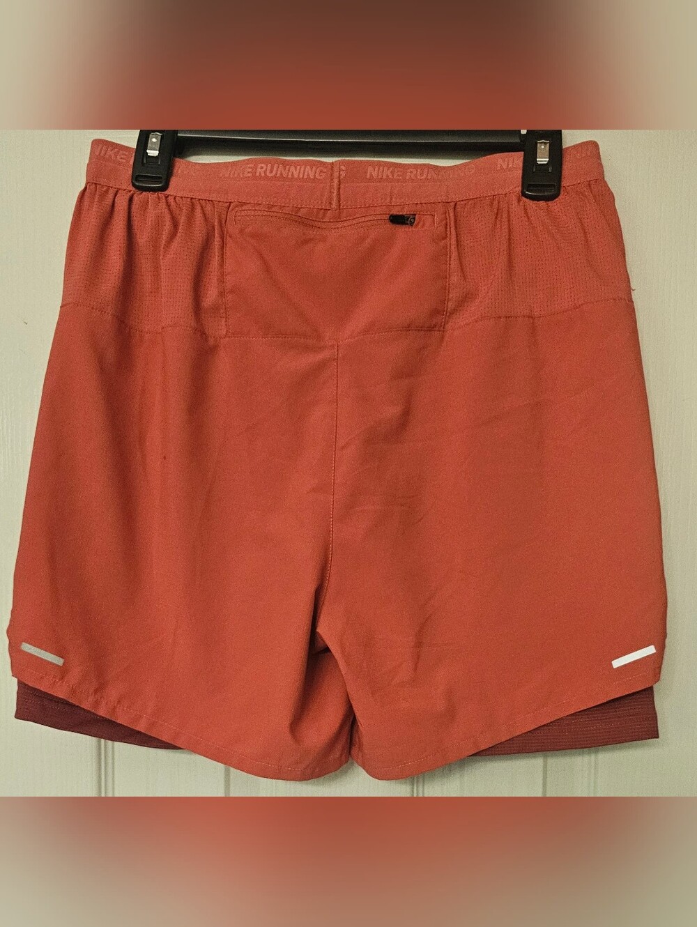 Nike DRI FIT STRIDE Men’s Athletic Shorts — Dusty Coral Size Medium - Picture 3 of 7